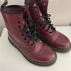 Rarely worn: Size 5 Cherry Red Doc Martens